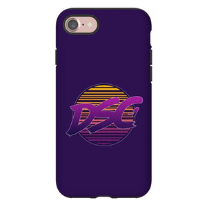 DSC 80s Logo Midnight Blue Tough Phone Case - iPhone 7