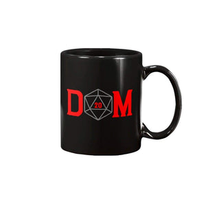 Dungeon Master DM Crit 11oz Coffee Mug - Black / 11OZ - Mugs