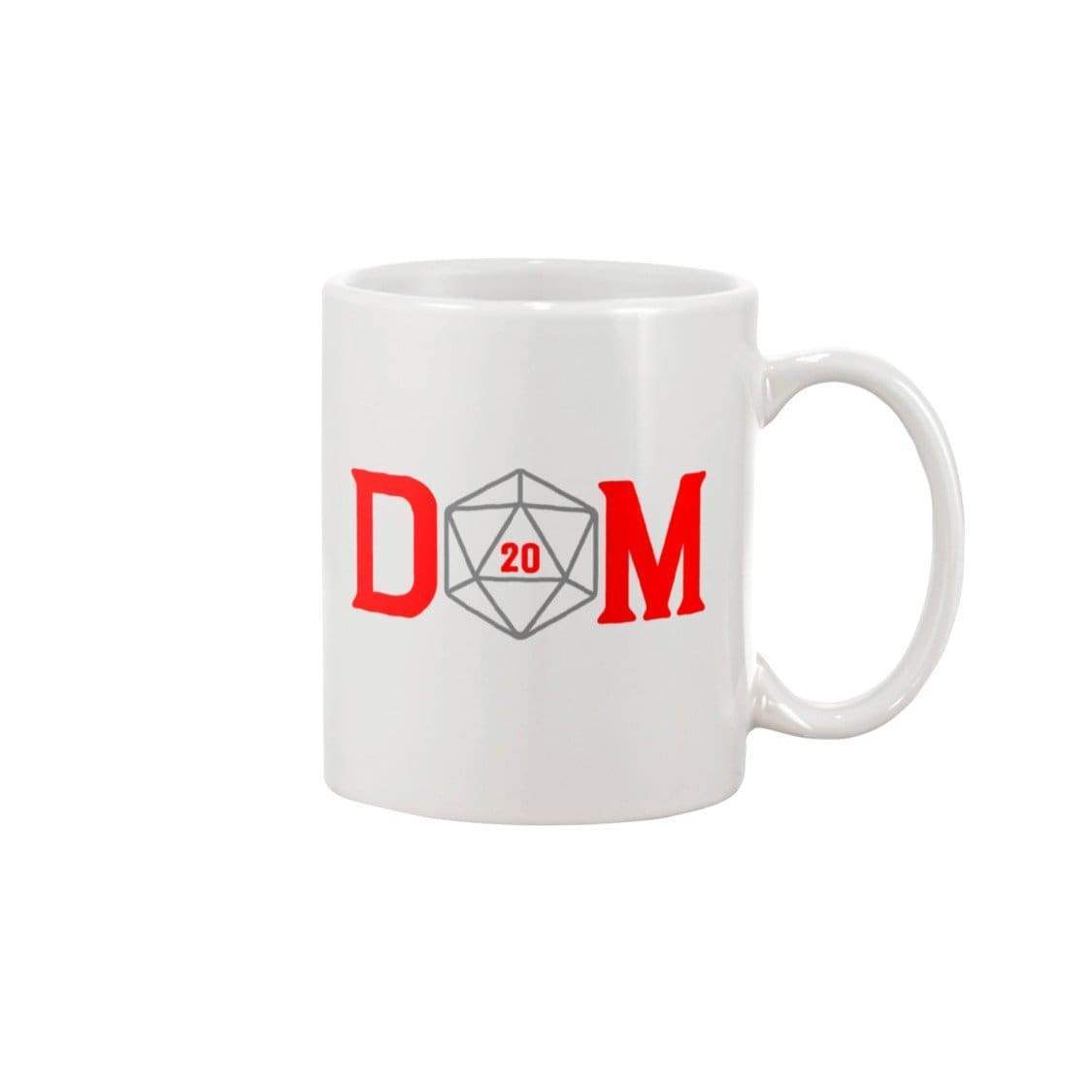 Dungeon Master DM Crit 15oz Coffee Mug - White / 15OZ - Mugs