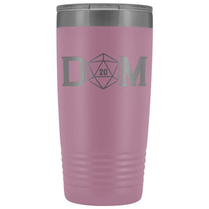 Dungeon Master DM Crit D20 20oz Vacuum Tumbler - Light Purple - Tumblers