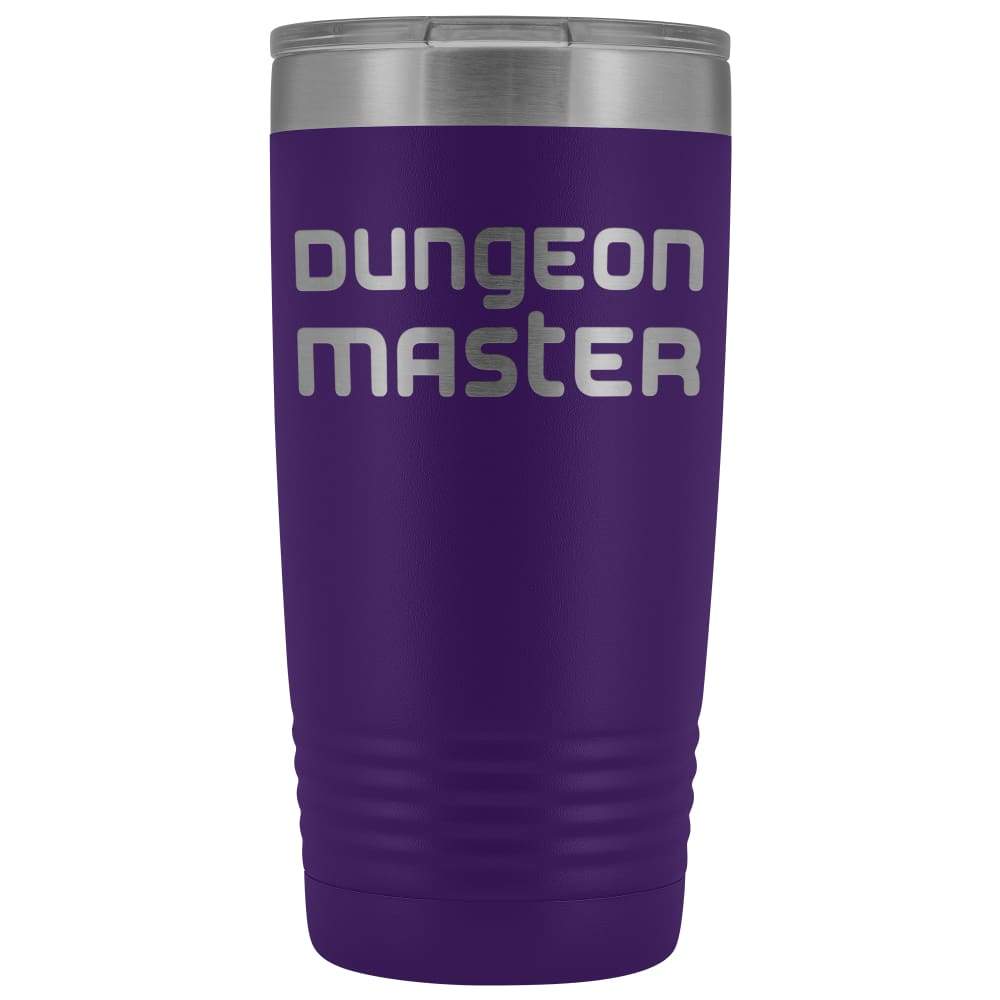 Dungeon Master DM Modern 20oz Vacuum Tumbler - Purple - Tumblers