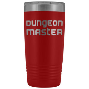 Dungeon Master DM Modern 20oz Vacuum Tumbler - Red - Tumblers