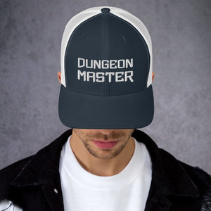 Dungeon Master Xtreme Retro Trucker Cap - Navy/ White