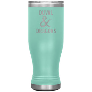 Duval & Dragons Logo 20oz BOHO Tumbler - Teal - Tumblers