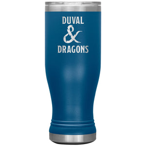 Duval & Dragons Logo 20oz BOHO Tumbler - Blue - Tumblers
