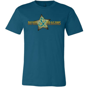 Duval & Dragons Superstar Logo Unisex Premium Tee - Deep Teal / XS