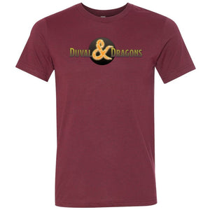 Duval & Dragons TS Unisex Premium Tee - Heather Cardinal / XS