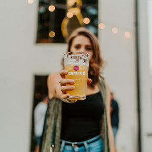 Emotional Damage Distilled Roleplay 16oz Pint Glass - Drinkware