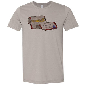 Eulalia 5E Logo Unisex Premium Tee - Heather Stone / XS