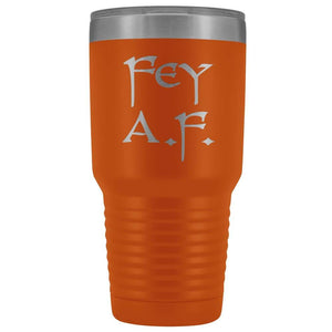 Fey A.F. 30oz Vacuum Tumbler - Orange - Tumblers