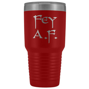 Fey A.F. 30oz Vacuum Tumbler - Red - Tumblers