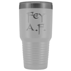 Fey A.F. 30oz Vacuum Tumbler - White - Tumblers