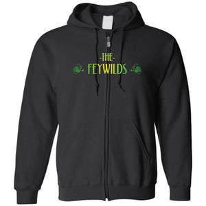 Feywild Summer Court Unisex Zip Hoodie - Black / S