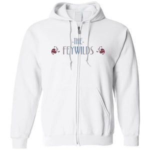 Feywilds Winter Court Unisex Zip Hoodie - White / S