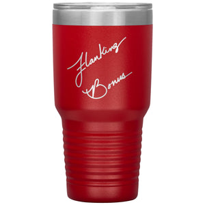 Flanking Bonus Logo 30oz Vacuum Tumbler - Red - Tumblers