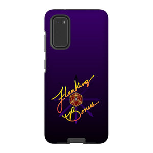 Flanking Bonus Logo Phonecase - Tough * iPhone * Samsung * LG * Google - Samsung Galaxy S20 - Flanking Bonus