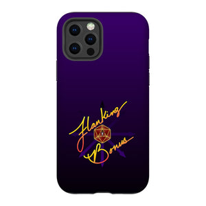 Flanking Bonus Logo Phonecase - Tough * iPhone * Samsung * LG * Google - iPhone 12 Pro - Flanking Bonus