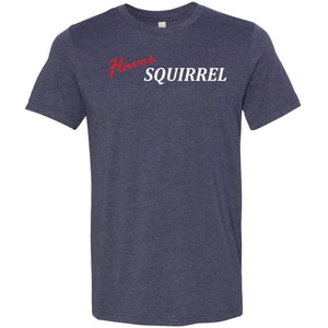 Flavor Squirrel Unisex Premium Tee - Heather Midnight Navy / XS