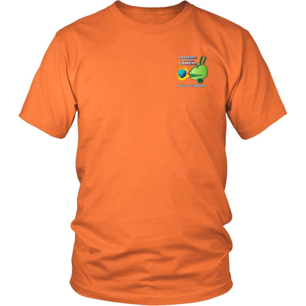 Gathering of the Gamers 2019 Event Shirt Unisex Tee - District Unisex Shirt / Orange / S - T-shirt