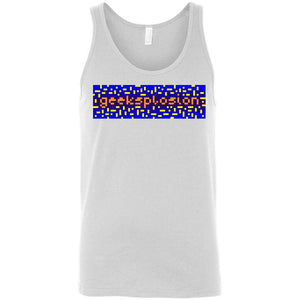 Geeksplosion Unisex Premium Tank - White / S