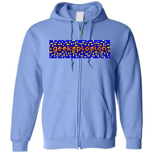 Geeksplosion Unisex Zip Hoodie - Carolina Blue / S