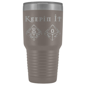 Keepin It 100 D100 30oz Vacuum Tumbler - Pewter - Tumblers