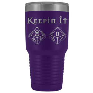 Keepin It 100 D100 30oz Vacuum Tumbler - Purple - Tumblers