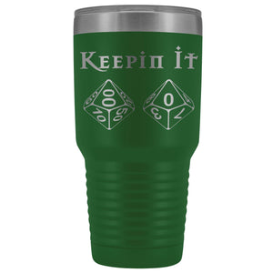 Keepin It 100 D100 30oz Vacuum Tumbler - Green - Tumblers
