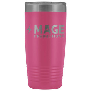 Mage Productions Classic Logo 20 Ounce Vacuum Tumbler - Pink - Tumblers