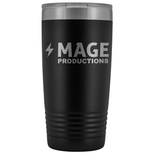 Mage Productions Classic Logo 20 Ounce Vacuum Tumbler - Black - Tumblers