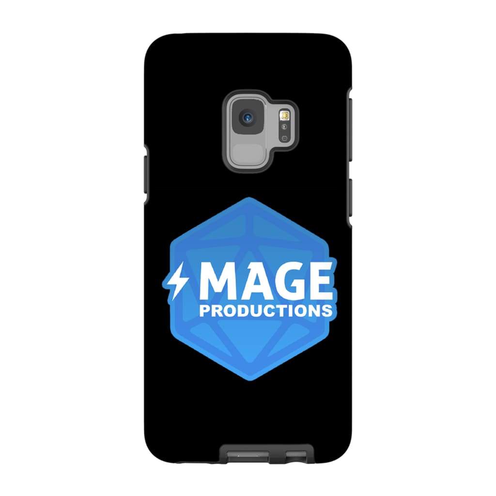Mage Productions D20 Dice Logo Glossy Black Tough Phone Case - Samsung Galaxy S9