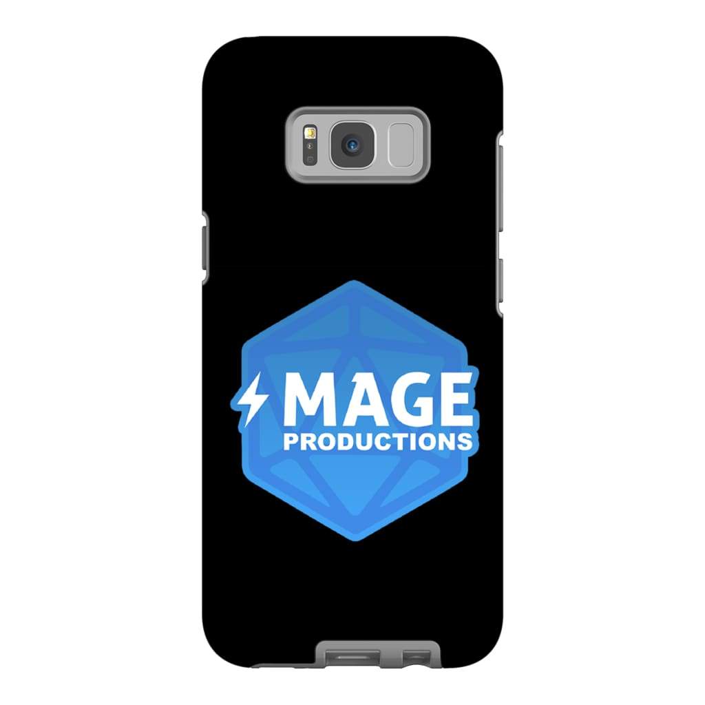 Mage Productions D20 Dice Logo Glossy Black Tough Phone Case - Samsung Galaxy S8 Plus