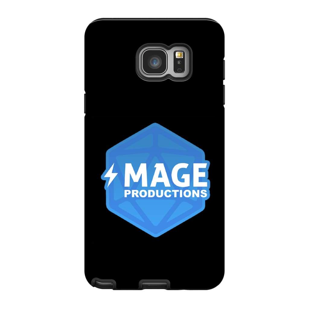 Mage Productions D20 Dice Logo Glossy Black Tough Phone Case - Samsung Galaxy Note 5