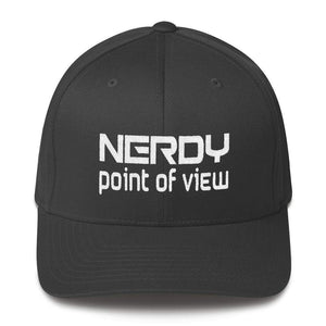 NerdyPOV Nerdwave Structured Twill Flexfit Cap - Dark Grey / S/M