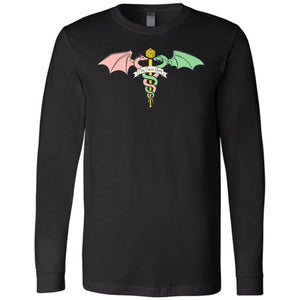 Play Cancer Away Unisex Premium Long Sleeve Tee - Black / XS