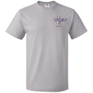 Pronoun Crossword They Them Unisex Classic Tee - Silver / S
