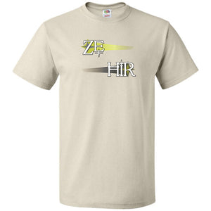 Pronoun Wishing Star Ze Hir Unisex Classic Tee - Natural / S - SoMattyGameZ