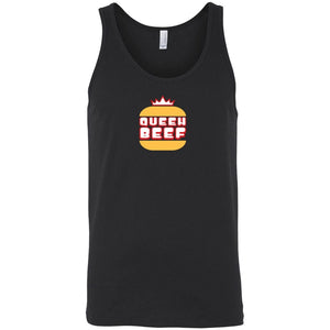 Queen Beef Retroverse Logo Unisex Classic Tank - Black / S