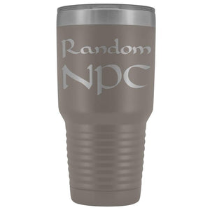 Random NPC v1 30 oz Vaccum Tumbler - Pewter - Tumblers