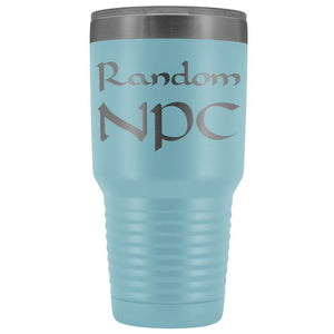 Random NPC v1 30 oz Vaccum Tumbler - Light Blue - Tumblers
