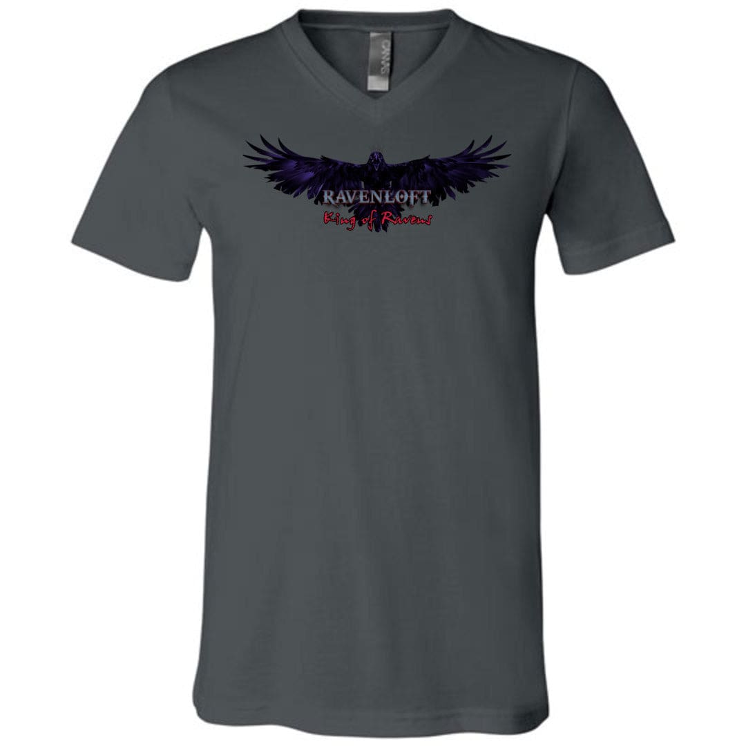 Ravenloft: King of Ravens Unisex Premium V-Neck Tee - Asphalt / S