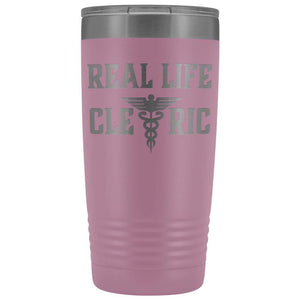 Real Life Cleric 20oz Vacuum Tumbler - Light Purple - Tumblers