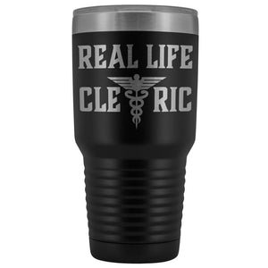 Real Life Cleric 30oz Vacuum Tumbler - Black - Tumblers