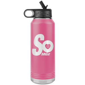 SoMattyGameZ Logo 32oz Vacuum Tumbler - Pink - Tumblers