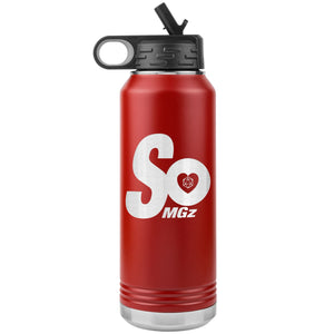 SoMattyGameZ Logo 32oz Vacuum Tumbler - Red - Tumblers