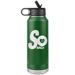 SoMattyGameZ Logo 32oz Vacuum Tumbler - Green - Tumblers