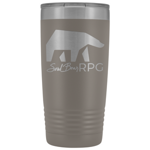 SoulBearRPG Signature Bear Logo 20oz Vacuum Tumbler - Pewter - Tumblers