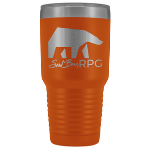 SoulBearRPG Signature Bear Logo 30oz Vacuum Tumbler - Orange - Tumblers