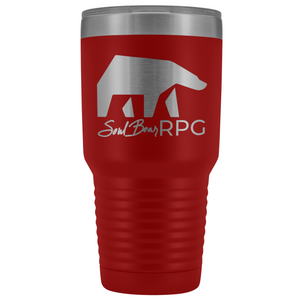 SoulBearRPG Signature Bear Logo 30oz Vacuum Tumbler - Red - Tumblers