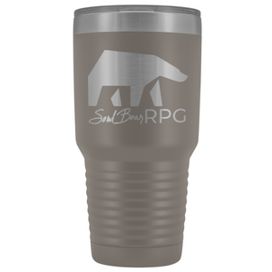 SoulBearRPG Signature Bear Logo 30oz Vacuum Tumbler - Pewter - Tumblers